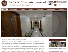 Tablet Screenshot of hotelumaintl.com